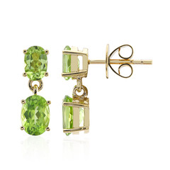 Boucles d'oreilles en or et Péridot de Wagogo