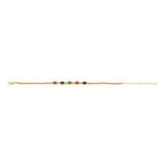 Bracelet en argent et Emeraude de Zambie
