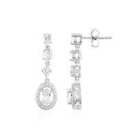 Boucles d'oreilles en argent et Zircon