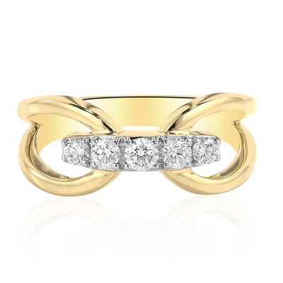 Bague en or et Diamant IF (D) (Annette)