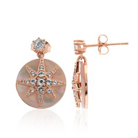 Boucles d'oreilles en argent et Nacre