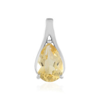 Pendentif en argent et Citrine