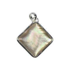 Pendentif en argent et Nacre