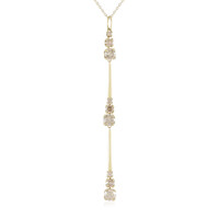Collier en or et Diamant champagne I2 (de Melo)