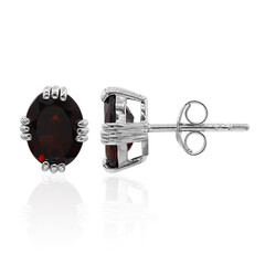 Boucles d'oreilles en argent et Grenat