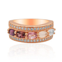 Bague en argent et Grenat Rhodolite