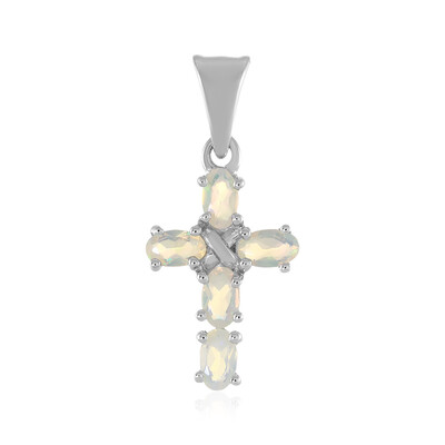 Pendentif en argent et Opale Welo