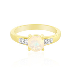 Bague en argent et Opale Welo