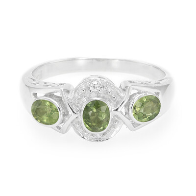 Bague en argent et Saphir du Mozambique