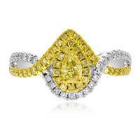 Bague en or et Diamant SI2 jaune (CIRARI)