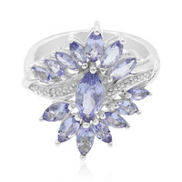 Bague en argent et Tanzanite