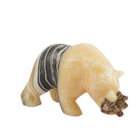 Figurine et Calcite albâtre