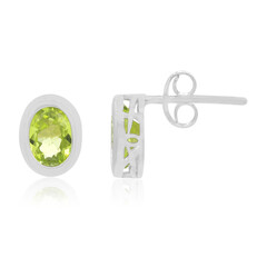 Boucles d'oreilles en argent et Péridot