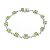 Bracelet en argent et Tourmaline Paraïba