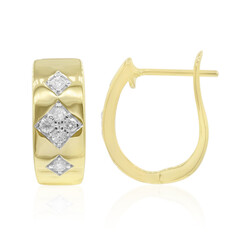 Boucles d'oreilles en or et Diamant SI2 (G)