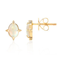 Boucles d'oreilles en or et Opale de Coober Pedy (Mark Tremonti)