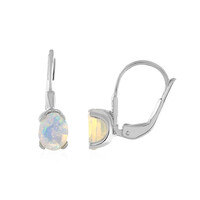 Boucles d'oreilles en argent et Opale Welo