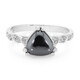 Bague en argent et Hématite noire