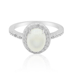 Bague en argent et Opale Welo