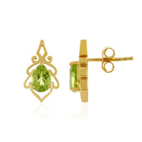 Boucles d'oreilles en argent et Péridot