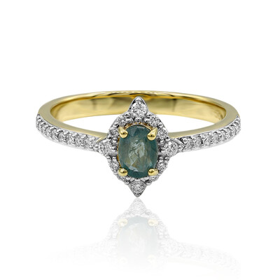 Bague en or et Grandidierite (AMAYANI)
