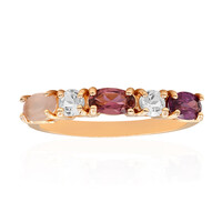 Bague en argent et Quartz rose