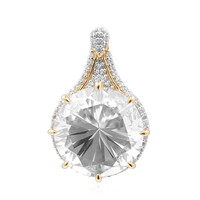 Pendentif en or et Danburite