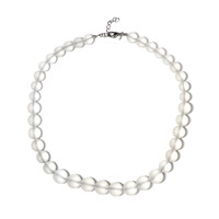Collier en argent et Quartz blanc