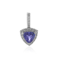Pendentif en argent et Tanzanite