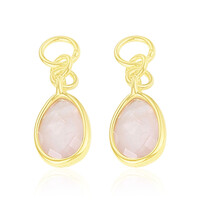 Pendentif en argent et Quartz rose (Maigold Kreativ)