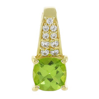 Pendentif en or et Péridot du Cachemire