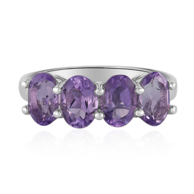 Bague en argent et Améthyste de Bolivie