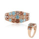 Bague en argent et Zircon orange (KM by Juwelo)
