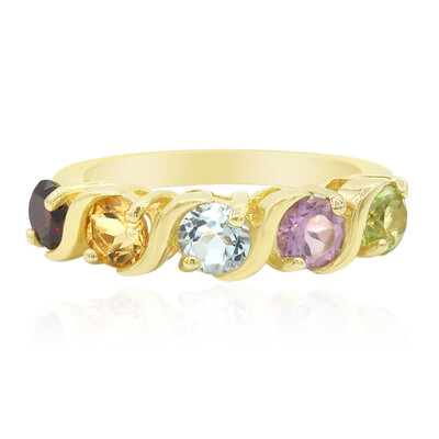 Bague en argent et Grenat du Mozambique