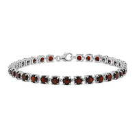 Bracelet en argent et Grenat