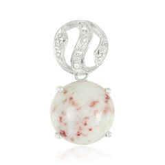 Pendentif en argent et Cinabre
