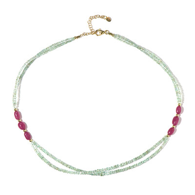 Collier en argent et Rubis