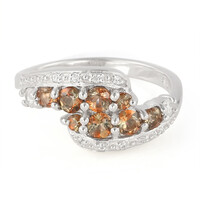 Bague en argent et Andalousite