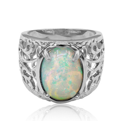 Bague en argent et Opale Welo
