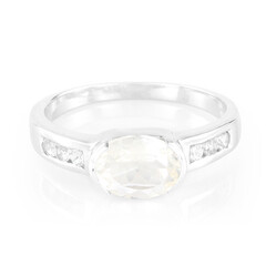 Bague en argent et Orthose