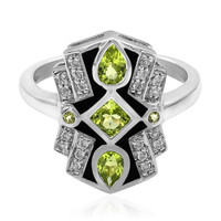 Bague en argent et Péridot