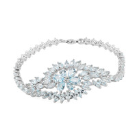 Bracelet en argent et Topaze bleu ciel