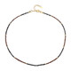Collier en argent et Diamant noir
