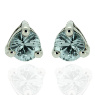 Boucles d'oreilles en argent et Zircon de Ratanakiri