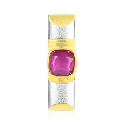 Pendentif en argent et Rubis (MONOSONO COLLECTION)
