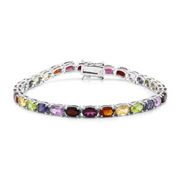 Bracelet en argent et Grenat