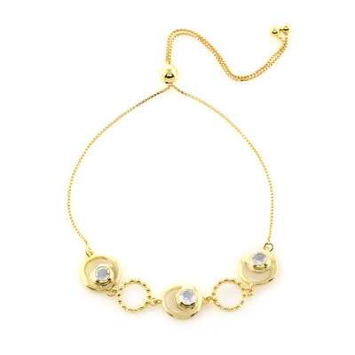 Bracelet en argent et Topaze blanche
