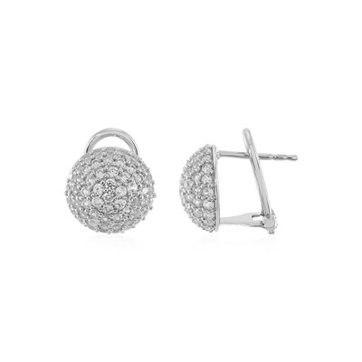 Boucles d'oreilles en argent et Zircon