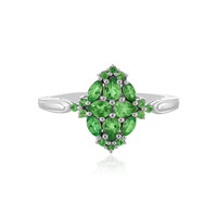 Bague en argent et Grenat Tsavorite