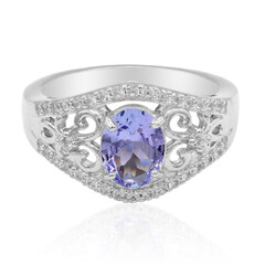 Bague en argent et Tanzanite